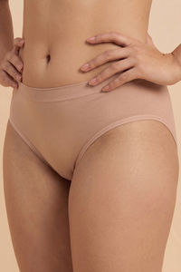 Zivame Medium Rise Full Coverage Seamless Hipster Panty (Pack of 3) - Multicolor — thumbnail 4